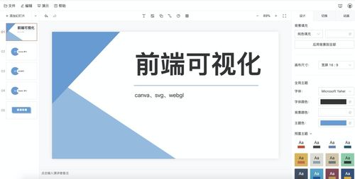 用 web 實現 ppt 功能都有哪些庫